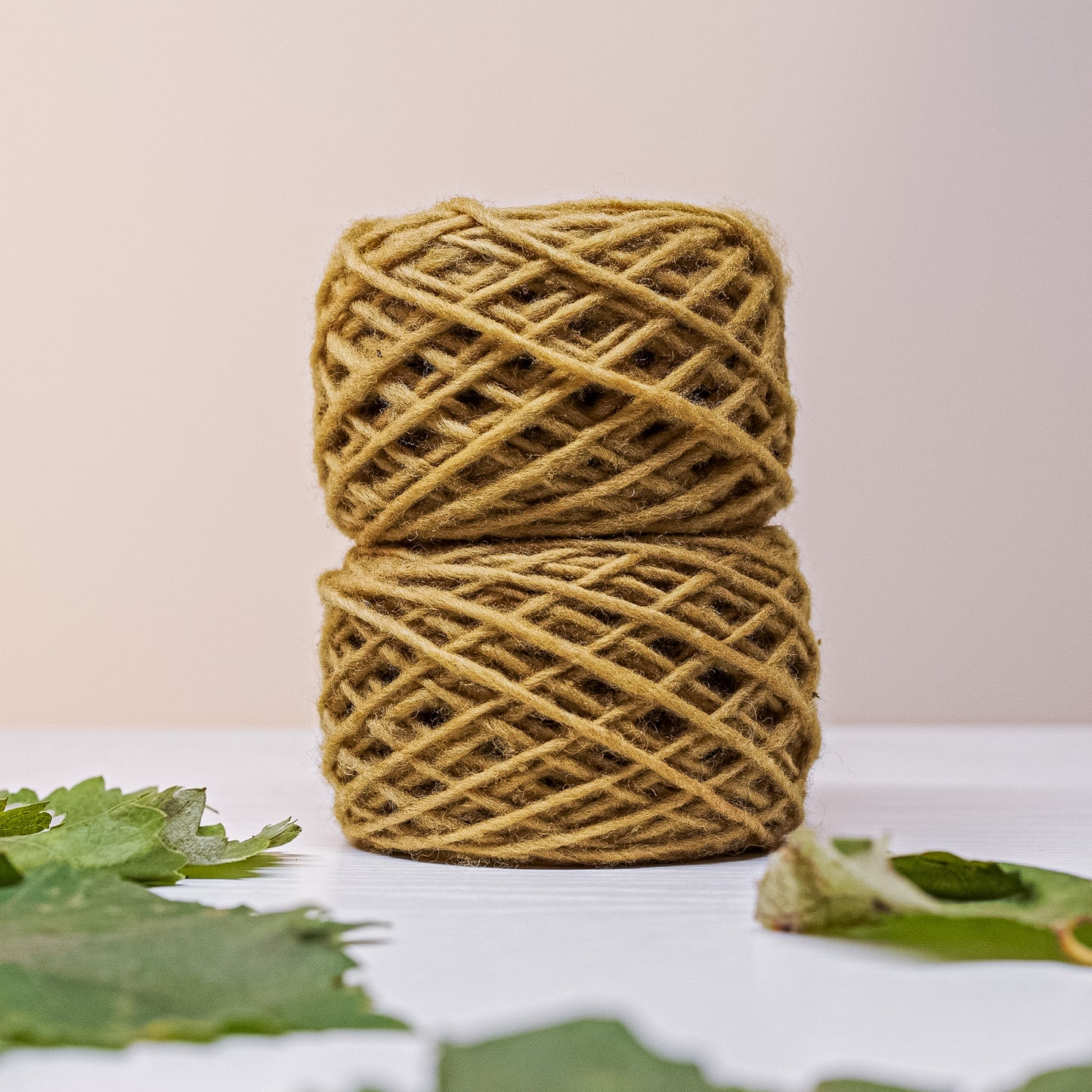 Lanas teñidas con plantas