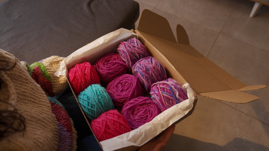 Kit de lanas Alma Violeta
