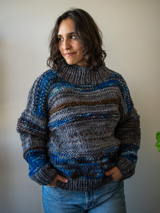 Gris y Azul Unisex