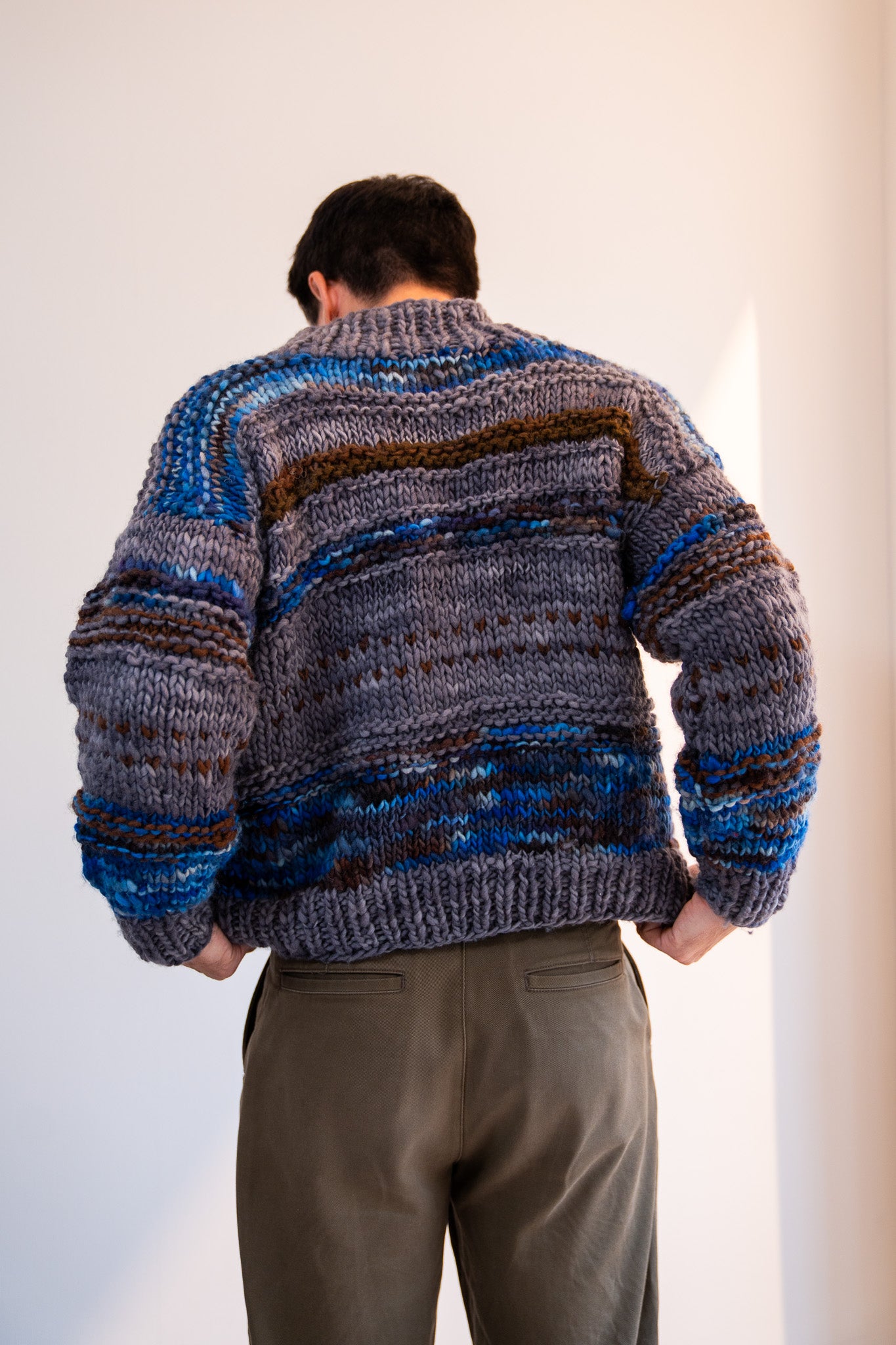 Gris y Azul Unisex